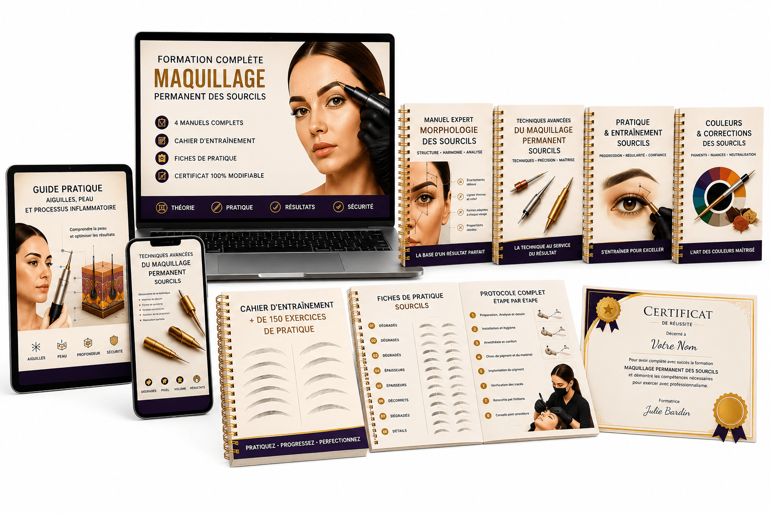 Mockup avec tous les livrables
